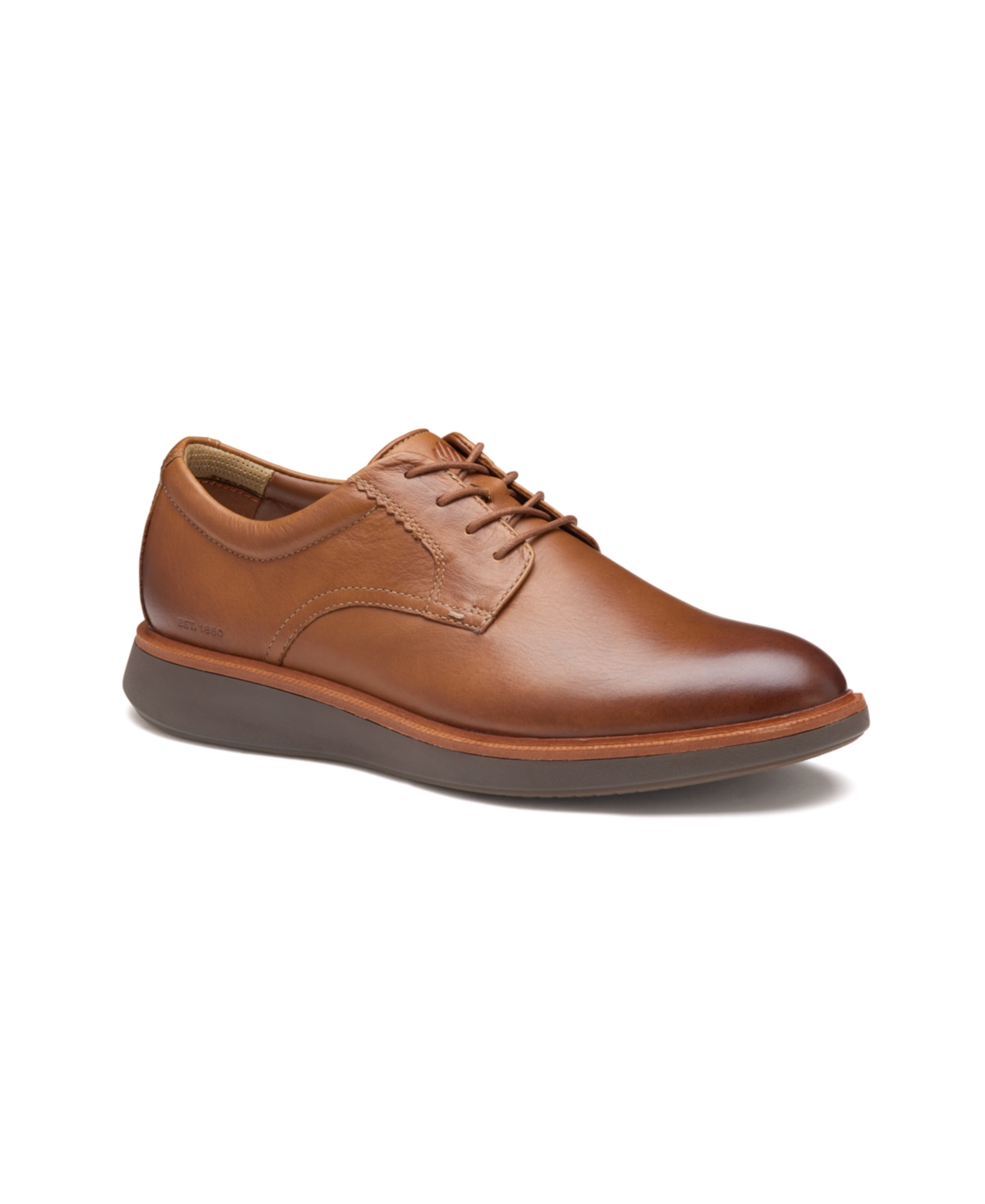 Johnston & Murphy Men's Parker Plain Toe Shoe In Brown