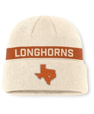 Nike - Men's Natural Texas Longhorns Peak Primetime Utility Cuffed Knit Hat