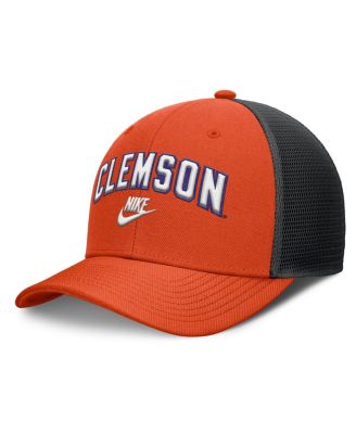 Nike - Men's Orange/Black Clemson Tigers Legacy Arch Rise Performance Trucker Adjustable Hat