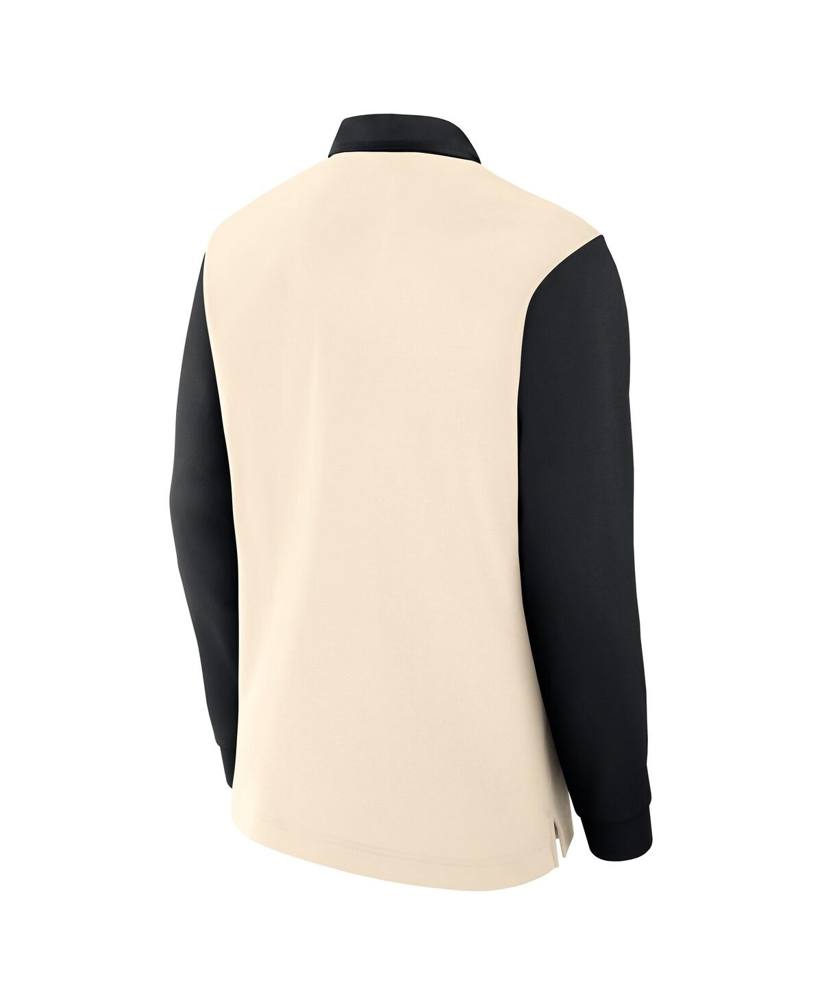 Nike Men's Tan/black Kentucky Wildcats Rugby Long Sleeve Shirt In Neutral