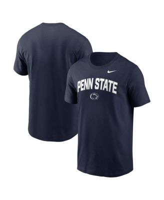 Nike - Men's Navy Penn State Nittany Lions Primetime Arch Stack T-Shirt