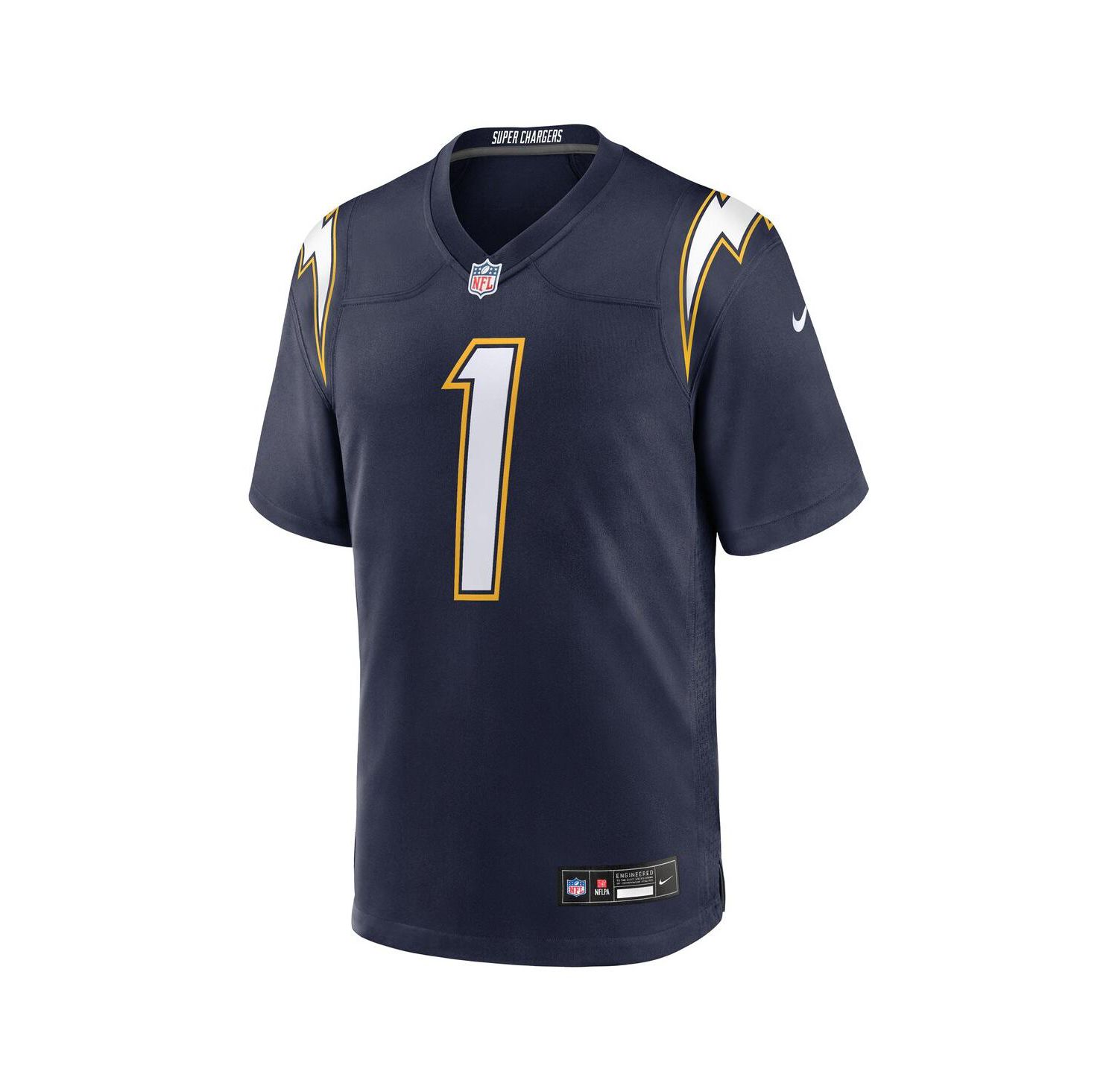 Men's Quentin Johnston Navy Los Angeles Chargers Alternate Super Chargers Game Player Jersey