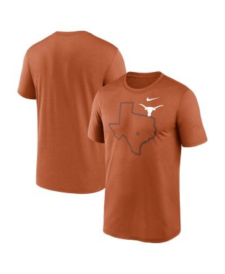 Nike - Men's Texas Orange Texas Longhorns Campus Shadow Legend Performance T-Shirt