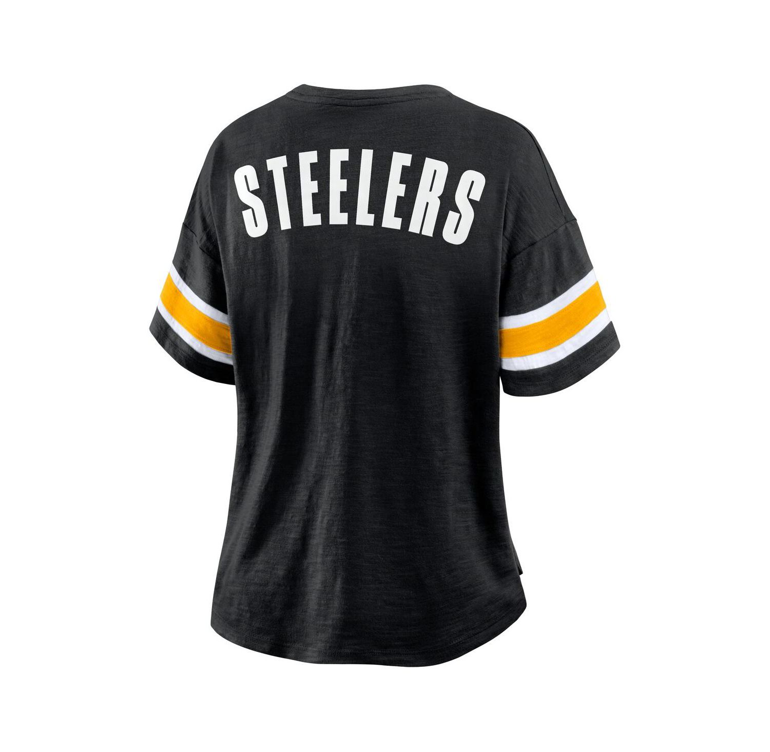 Women's Black Pittsburgh Steelers Redzone Curl Route T-Shirt