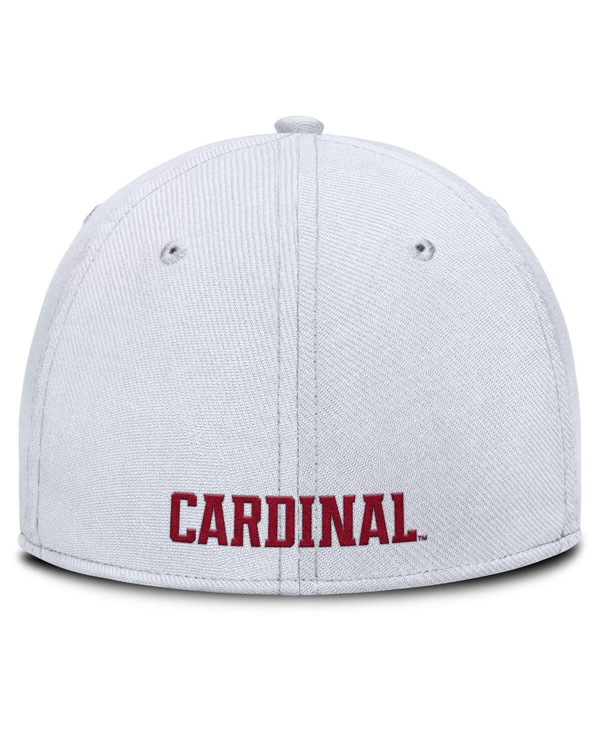 Nike Men's White Stanford Cardinal 2025 On-field Rise Performance Flex Hat In White
