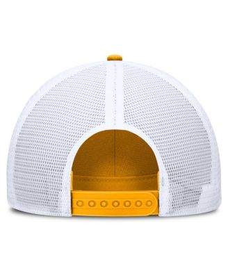 Men's Gold/White West Virginia Mountaineers 2025 On-Field Rise Engineered Trucker Adjustable Hat