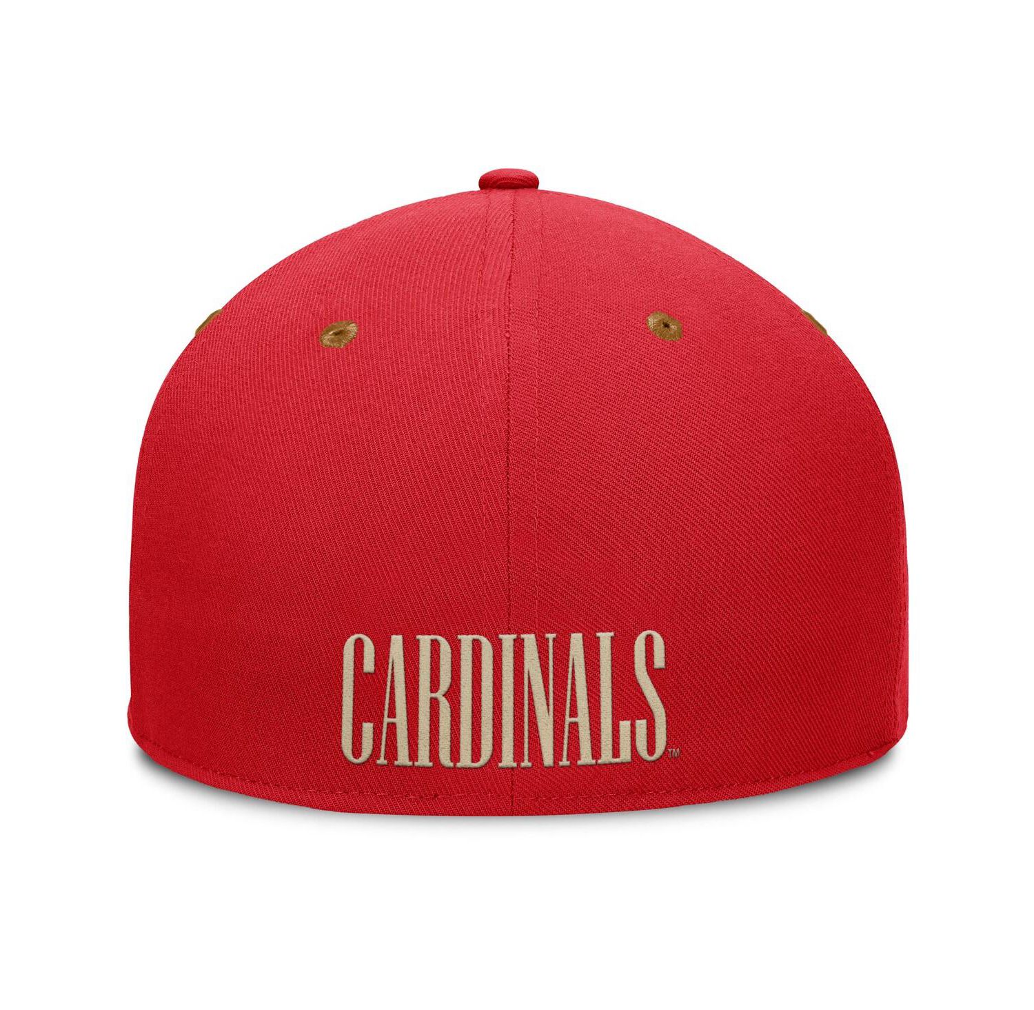 Men's Red/Brown Louisville Cardinals NoBo Fitted Hat