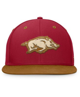 Men's Cardinal/Brown Arkansas Razorbacks NoBo Fitted Hat
