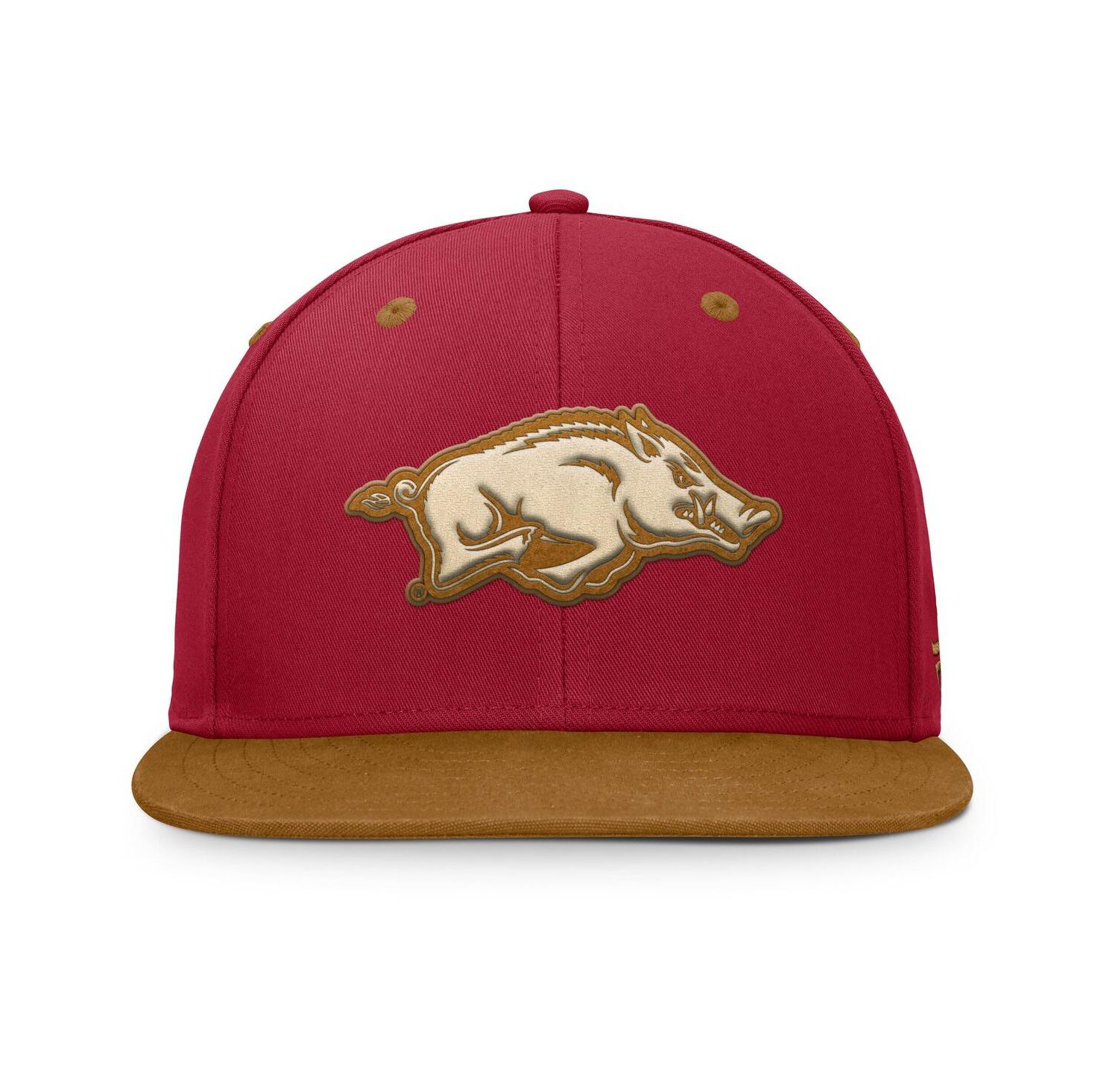 Men's Cardinal/Brown Arkansas Razorbacks NoBo Fitted Hat