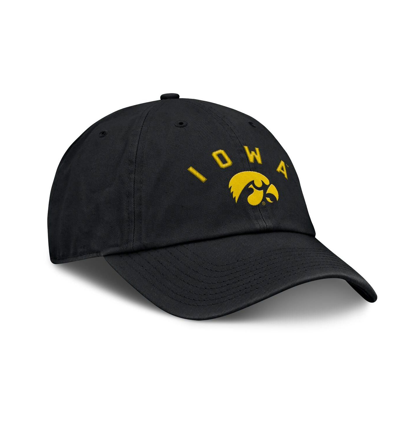 Мужская кепка Fanatics Black Iowa Hawkeyes Myth Adjustable Hat — фото 3