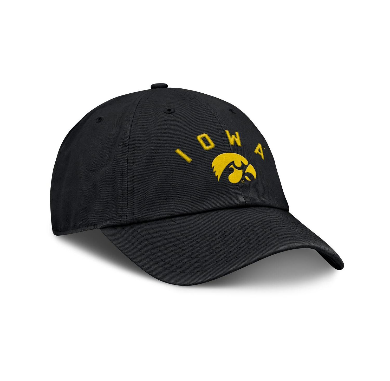Men's Black Iowa Hawkeyes Myth Adjustable Hat