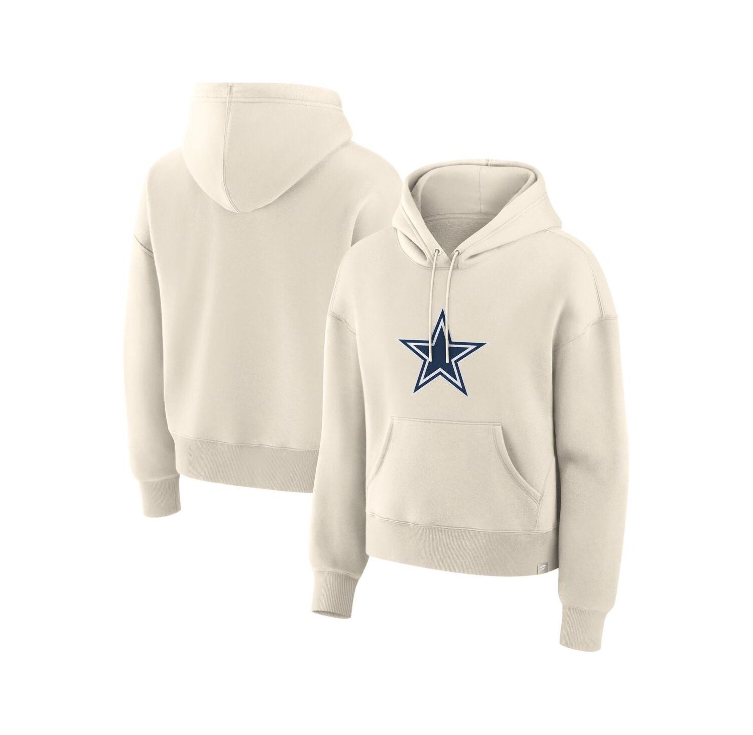 Women's Cream Dallas Cowboys Dove Legacy Pullover Hoodie