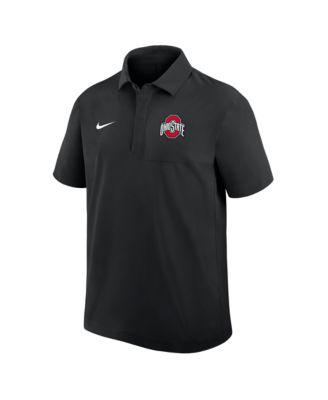 Men's Black Ohio State Buckeyes 2025 Coaches Sideline Polo Shirt