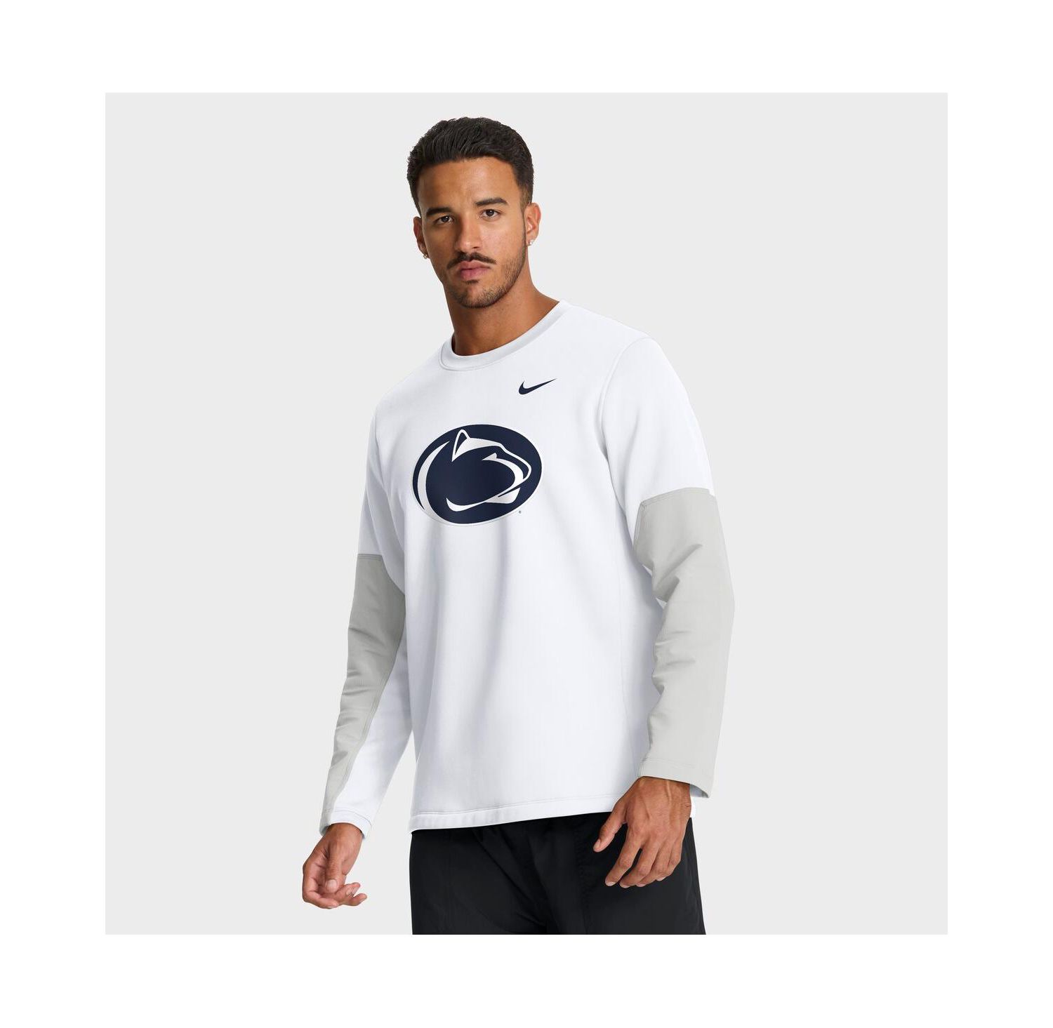 Men's White Penn State Nittany Lions 2025 Sideline Coach Performance Long Sleeve T-Shirt