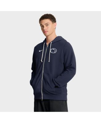 Nike - Men's Navy Penn State Nittany Lions 2025 Sideline Performance Full-Zip Hoodie