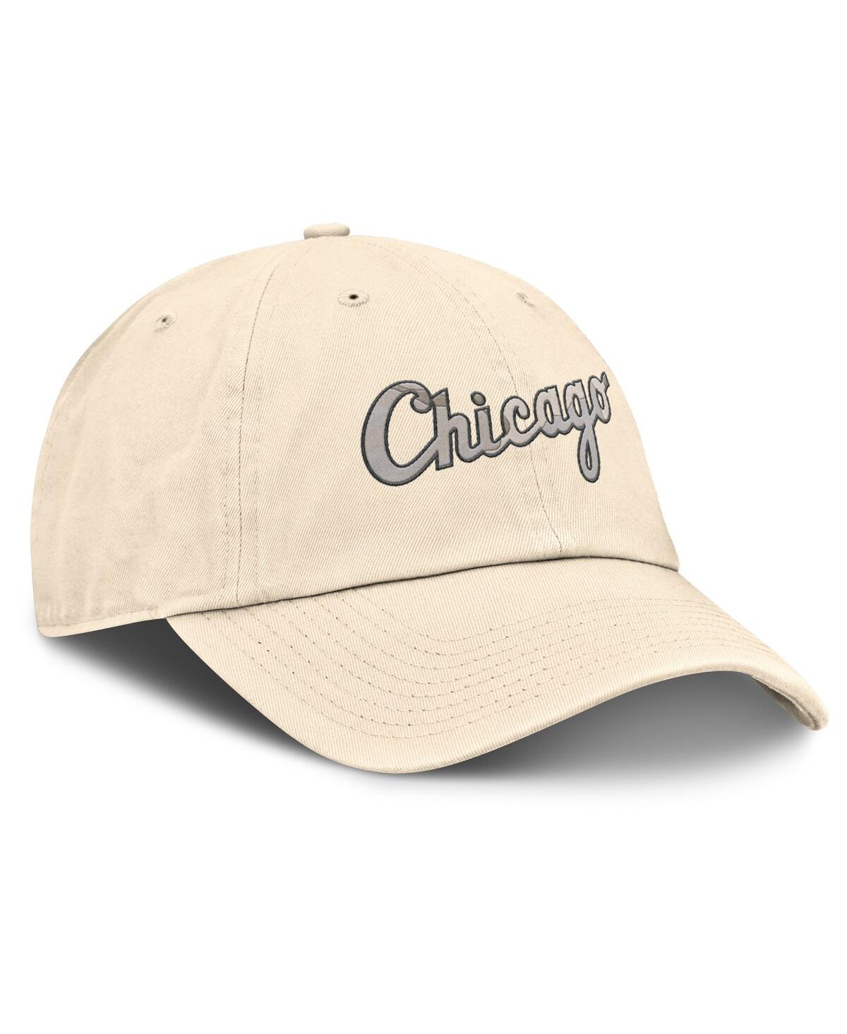 Nike Men's Natural Chicago White Sox Camo Pack Club Adjustable Hat In Brown