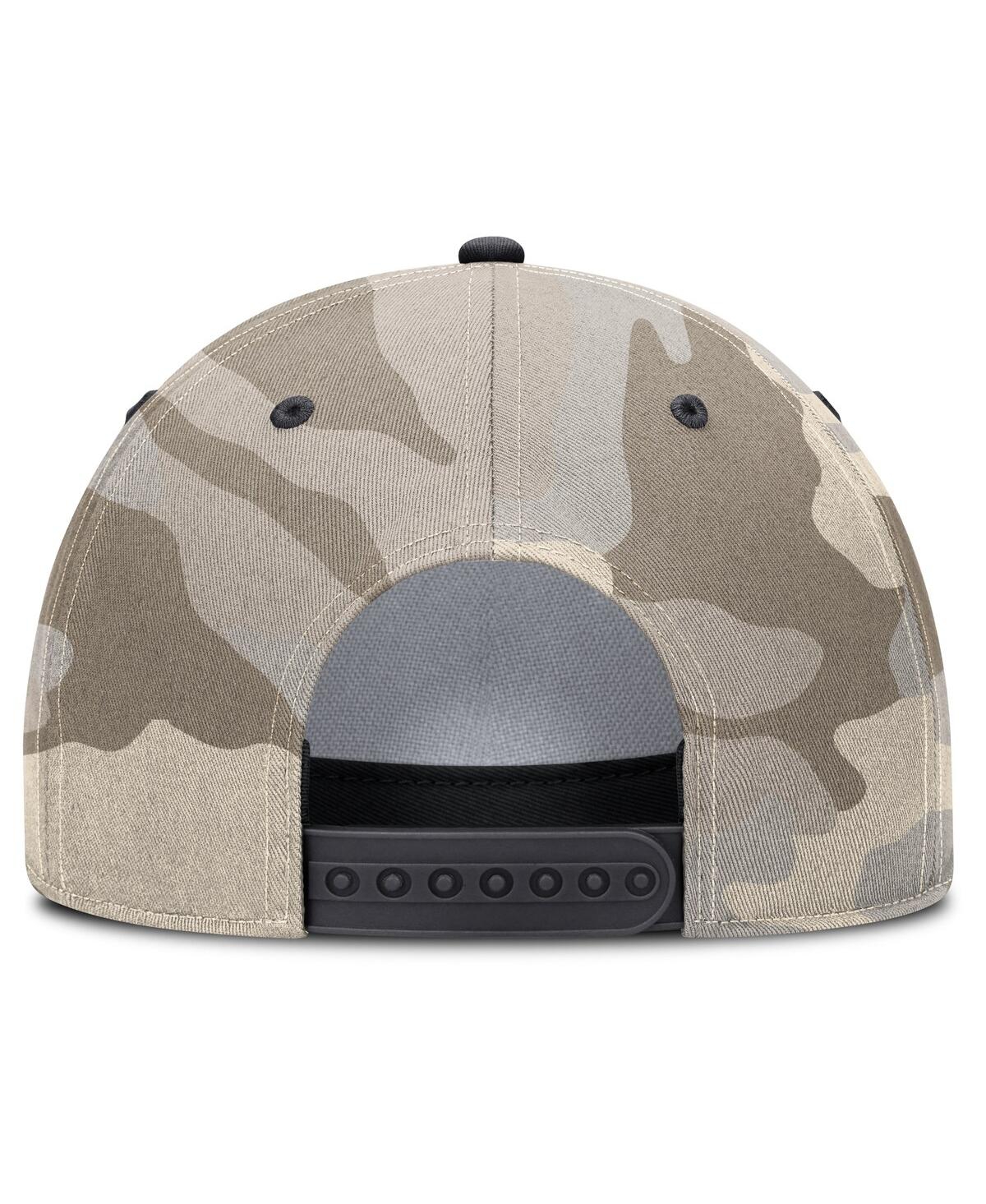 Nike Men's Natural Pittsburgh Pirates Camo Pack Rise Adjustable Hat In Brown