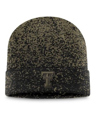 Top of the World - Men's&nbsp; Olive/Black Texas Tech Red Raiders Cuffed Knit Two-Tone Hat