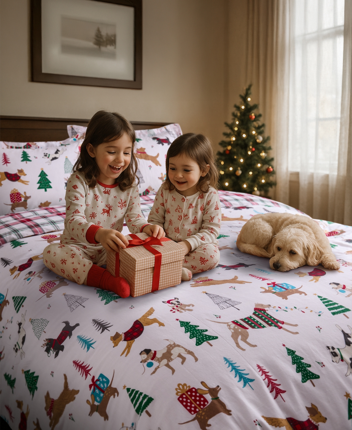 Levtex Home Jingle Paws Reversible 3-pc. Duvet Cover Set, Queen In Multi