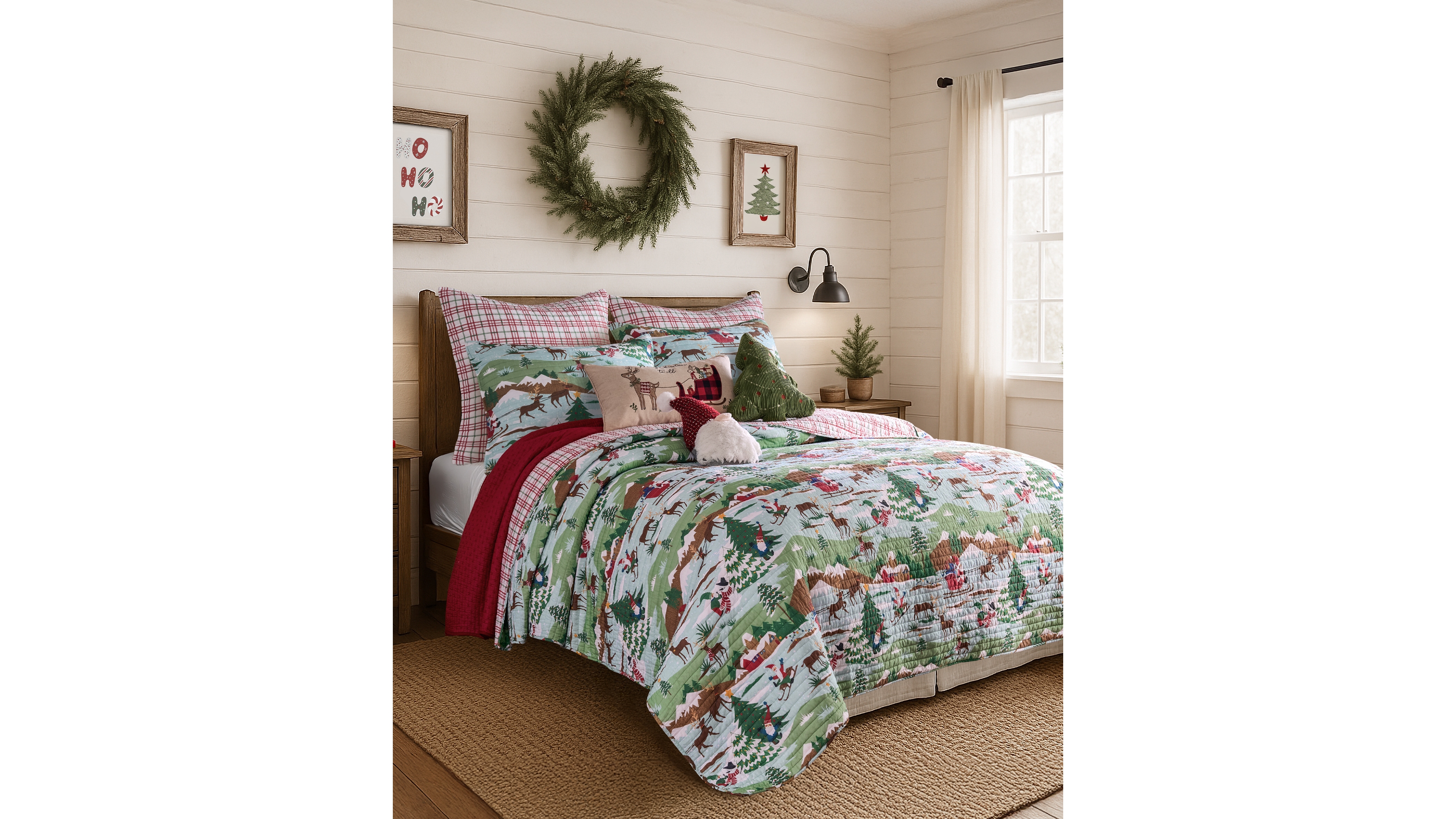 Levtex Home Merry Mountains Reversible 3-Pc. Quilt Set, King/California King