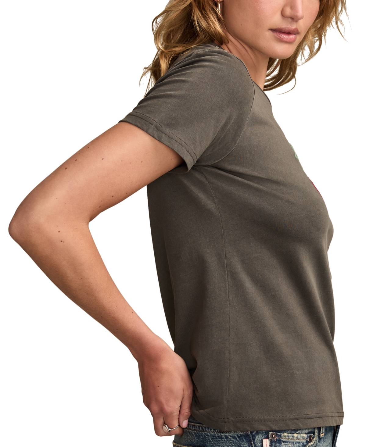 Lucky Brand Very Cherry Coke T-shirt In Green