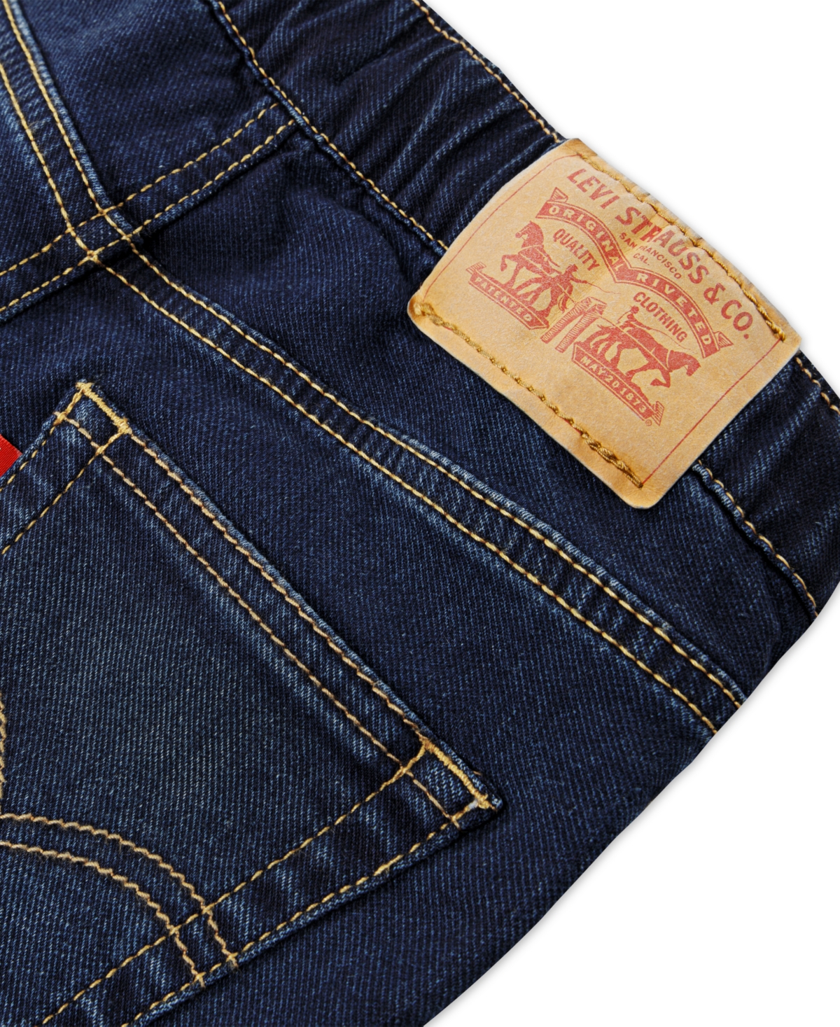 Levi's Toddler Boys Relaxed Fit Denim Joggers In Blue