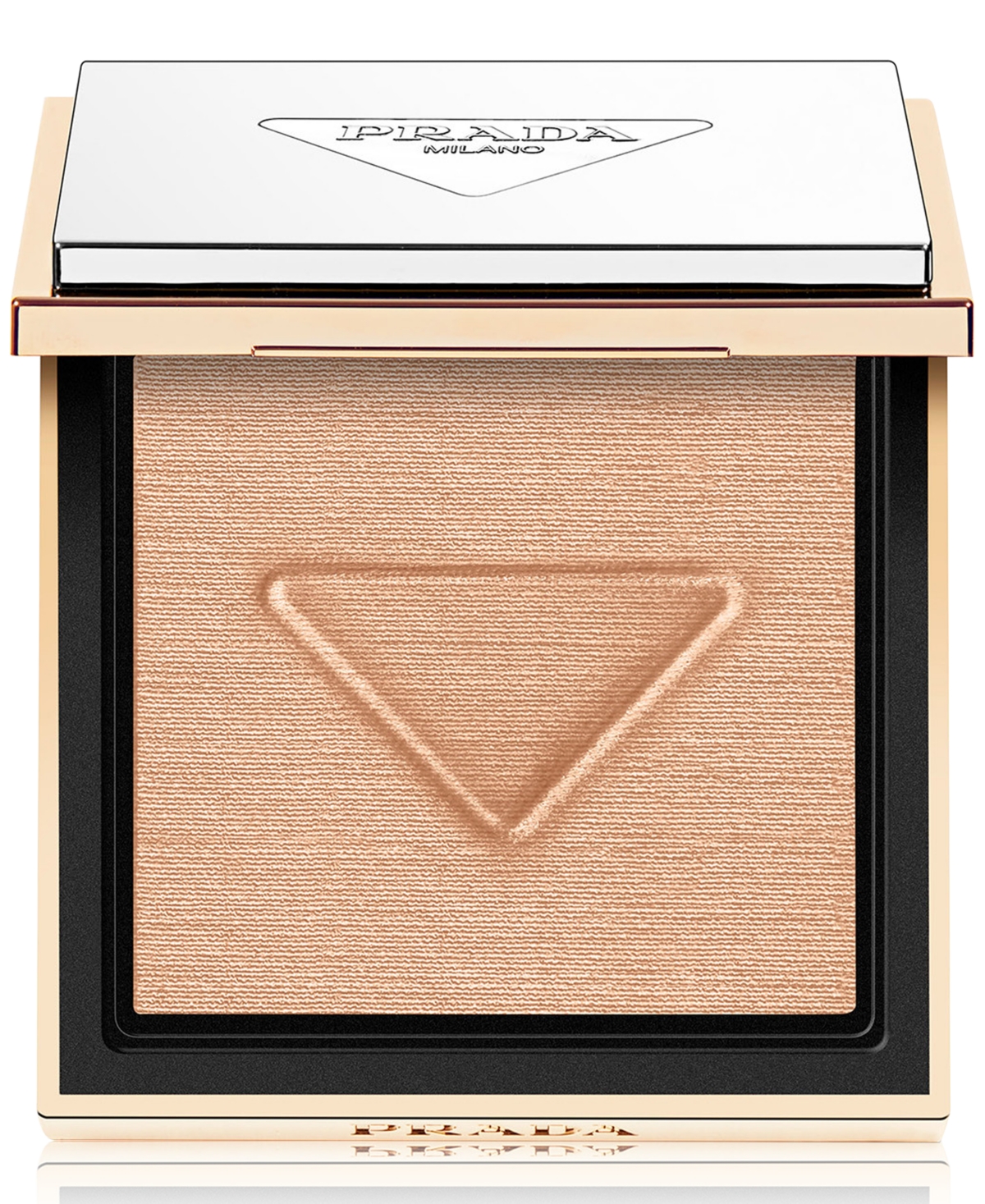 Prada Beauty Light Glowing Refillable Highlighter Powder In Gold