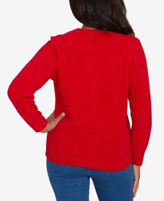 Women's  Classic Cable Chenille Pullover Sweater