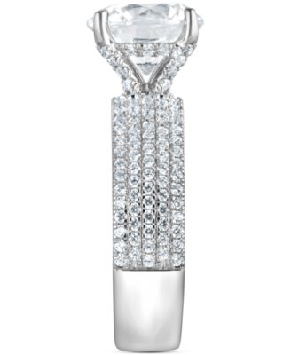 Bagley Mischka Certified Lab Grown Diamond Engagement Ring (3-3/4 ct. t.w.) in 14k Gold