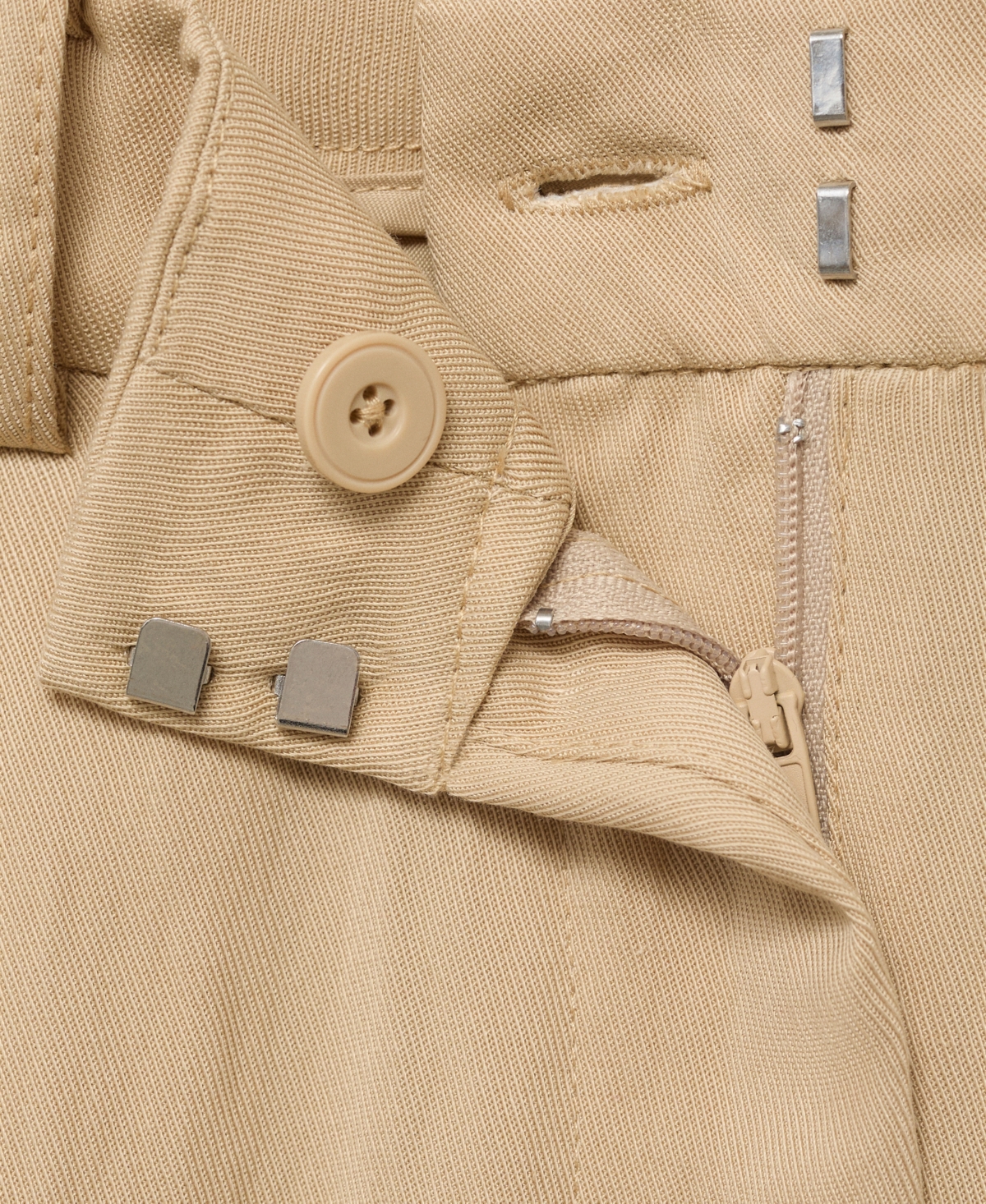 Mango Straight Leg Suit Pants In White