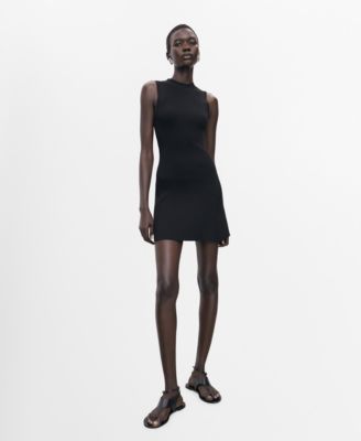 MANGO - Women's Short Knitted Dress