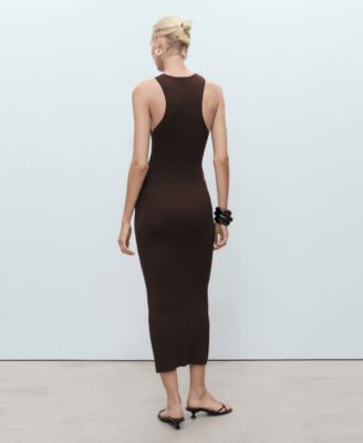 Women's Halter-Neck Knitted Dress