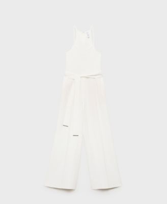 Women's Belted Long Lyocell Jumpsuit