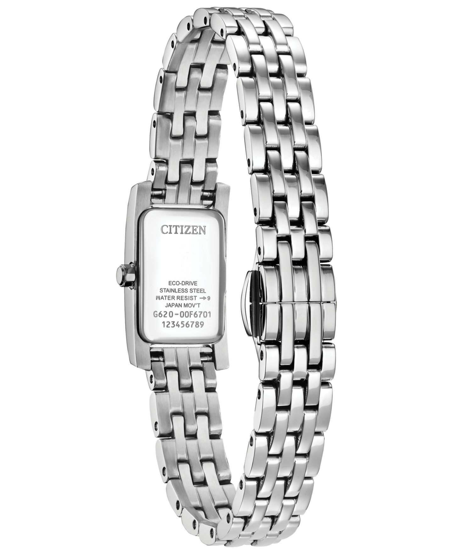 Женские часы Citizen Classic Petite Palidoro Silver-Tone Stainless Steel Bracelet Watch 28.3mm — фото 3
