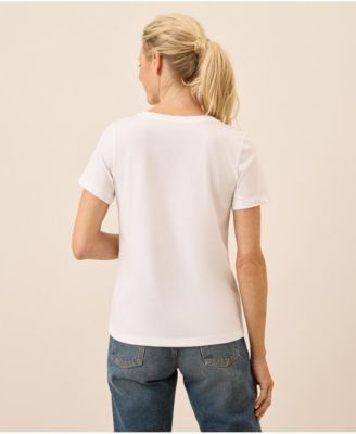 Organic Cotton Softspun Scoop Neck Tee