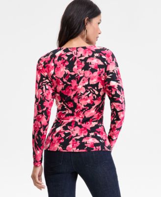 Women's Surplice-Neck Dolman-Sleeve Top, Macy's Exclusive