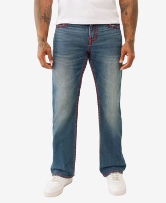 TRUE RELIGION BILLY 26インチ BILLY DESTROYED SLIT BOOTCUT JEAN - BUCKAROO GREY WASH WITH