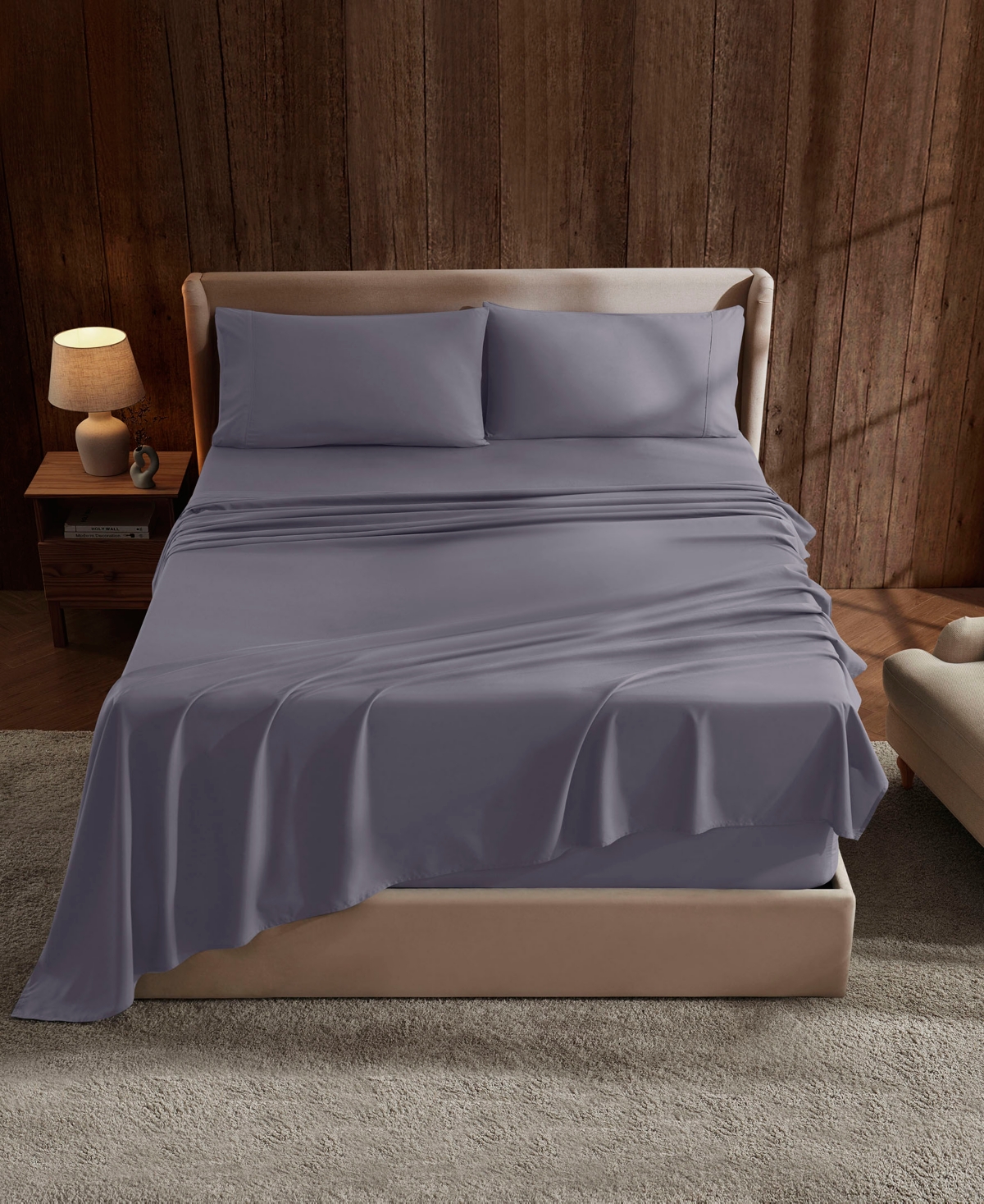 Nestl Premier Collection Deep Pocket 4 Piece Sheet Set, Queen