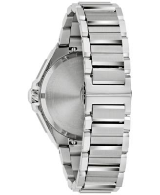 Men's Luxury Series X HPQ Precisionist Silver-Tone Stainless Steel Bracelet Watch 42mm