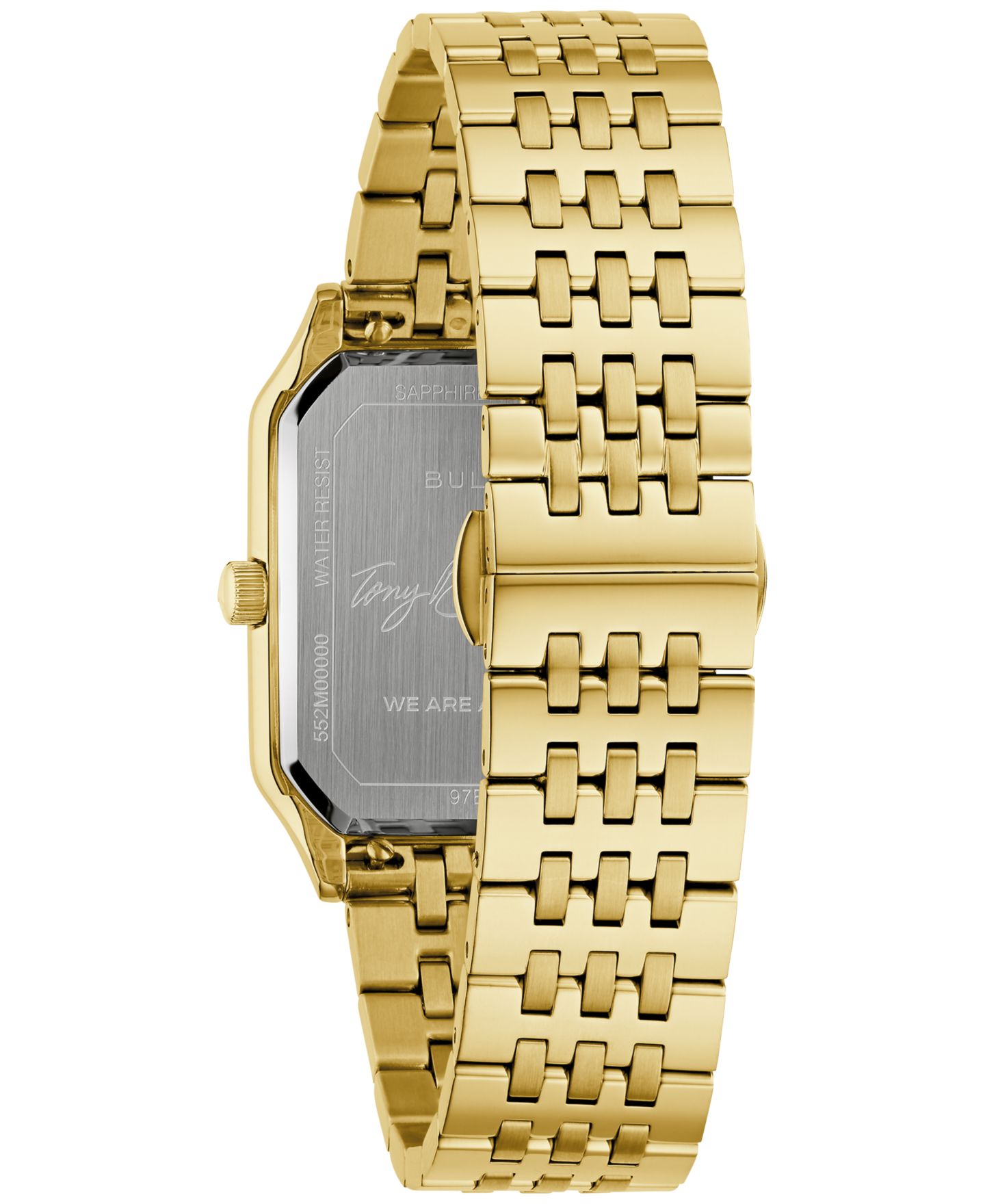 Мужские часы Bulova Special Edition Tony Bennett Classic We are All Here Gold-Tone Bracelet Watch 32mm — фото 3