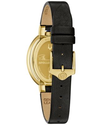 Women's Special Edition Apollo x Ella Fitzgerald Classic Rubaiyat Black Strap Watch 28.8mm