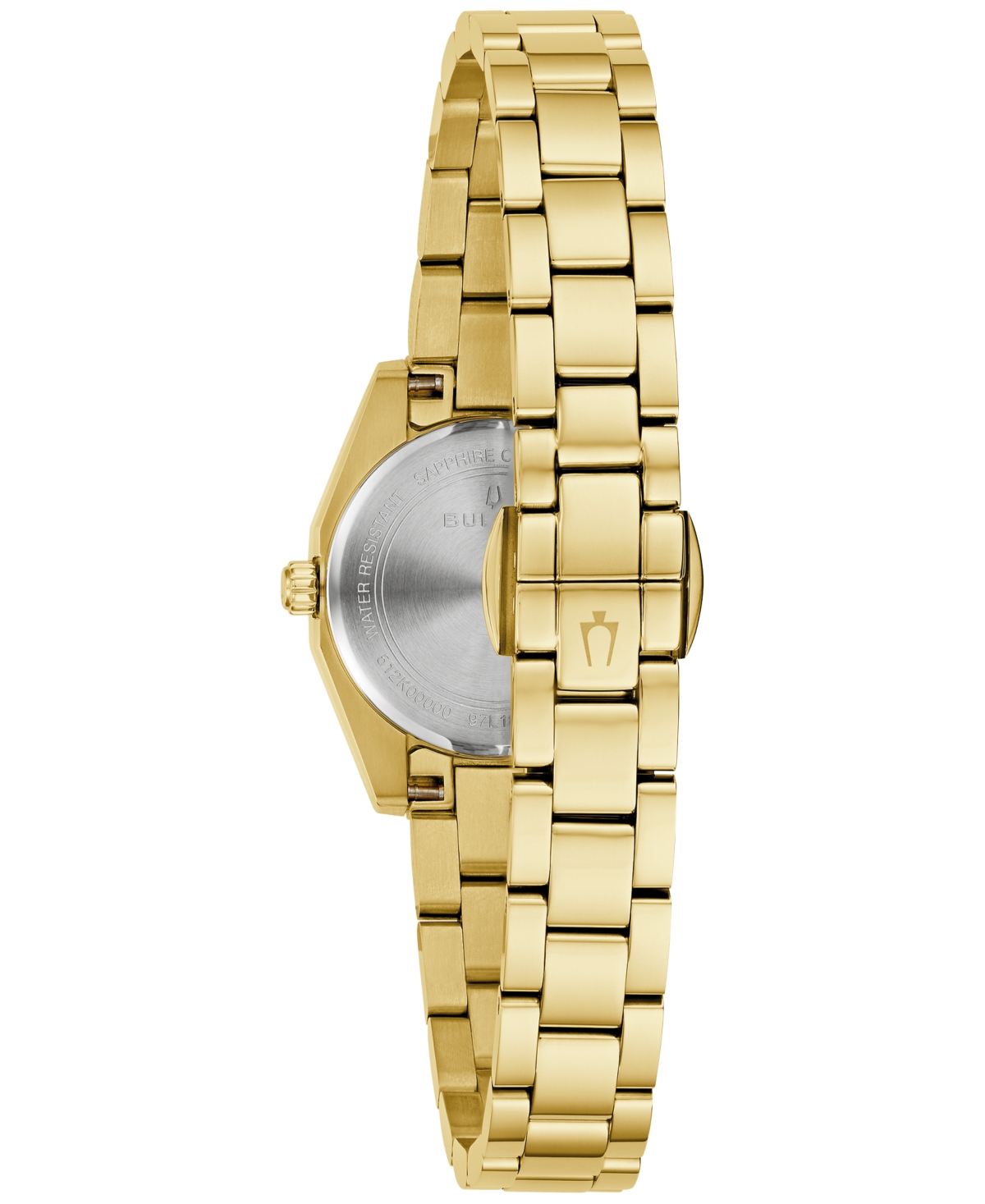 Bulova Women's Classic Surveyor Gold-Tone Stainless Steel Bracelet Watch 22.7mm
