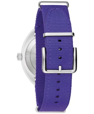 Men's Limited Edition Performance Snorkel Purple Strap Watch 41mm