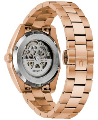 Men's Classic Surveyor Automatic Rose Gold-Tone Stainless Steel Bracelet Watch 39mm