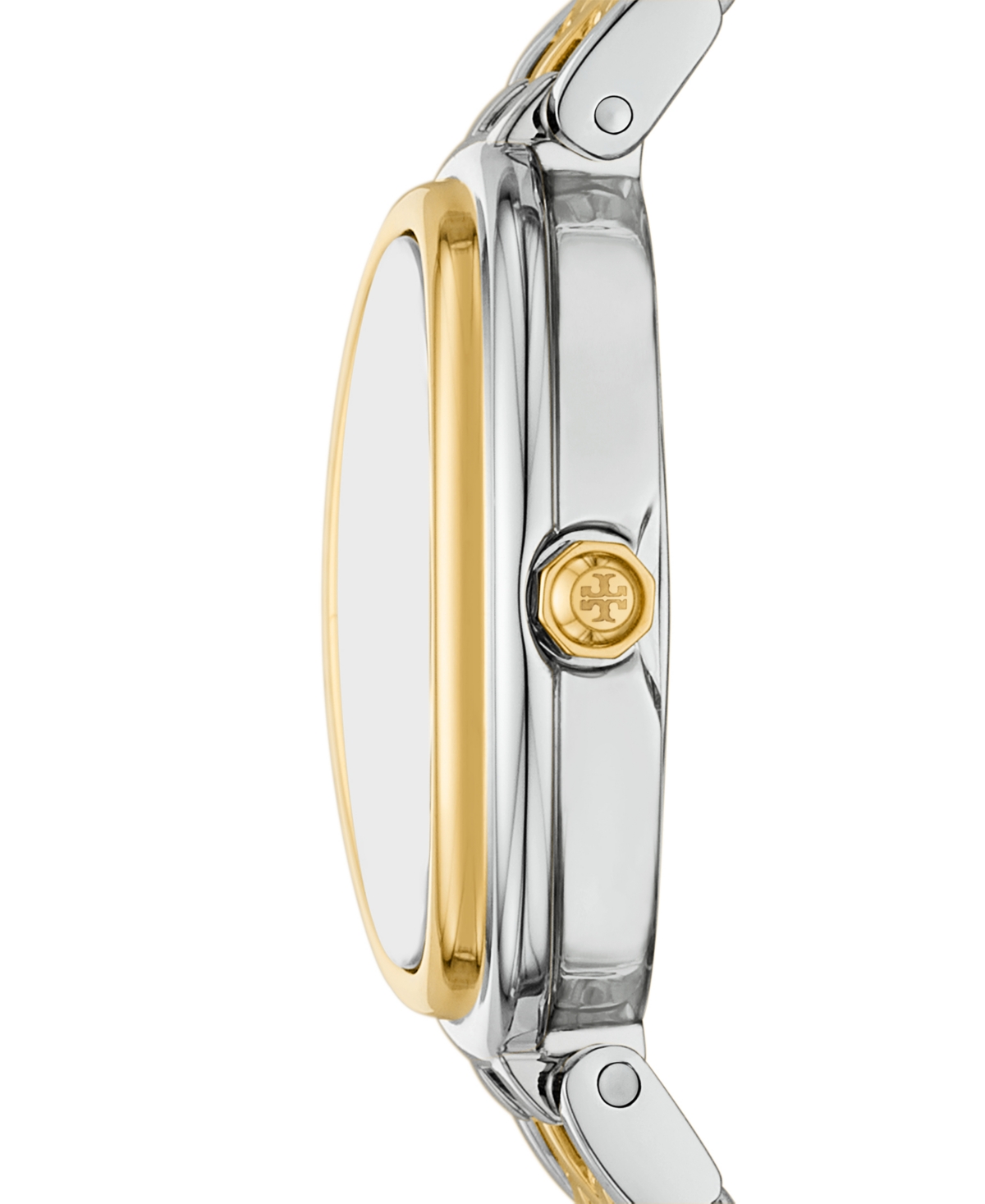 Tory Burch Women's The Oval Two-tone Stainless Steel Bracelet Watch 28mm In Multi