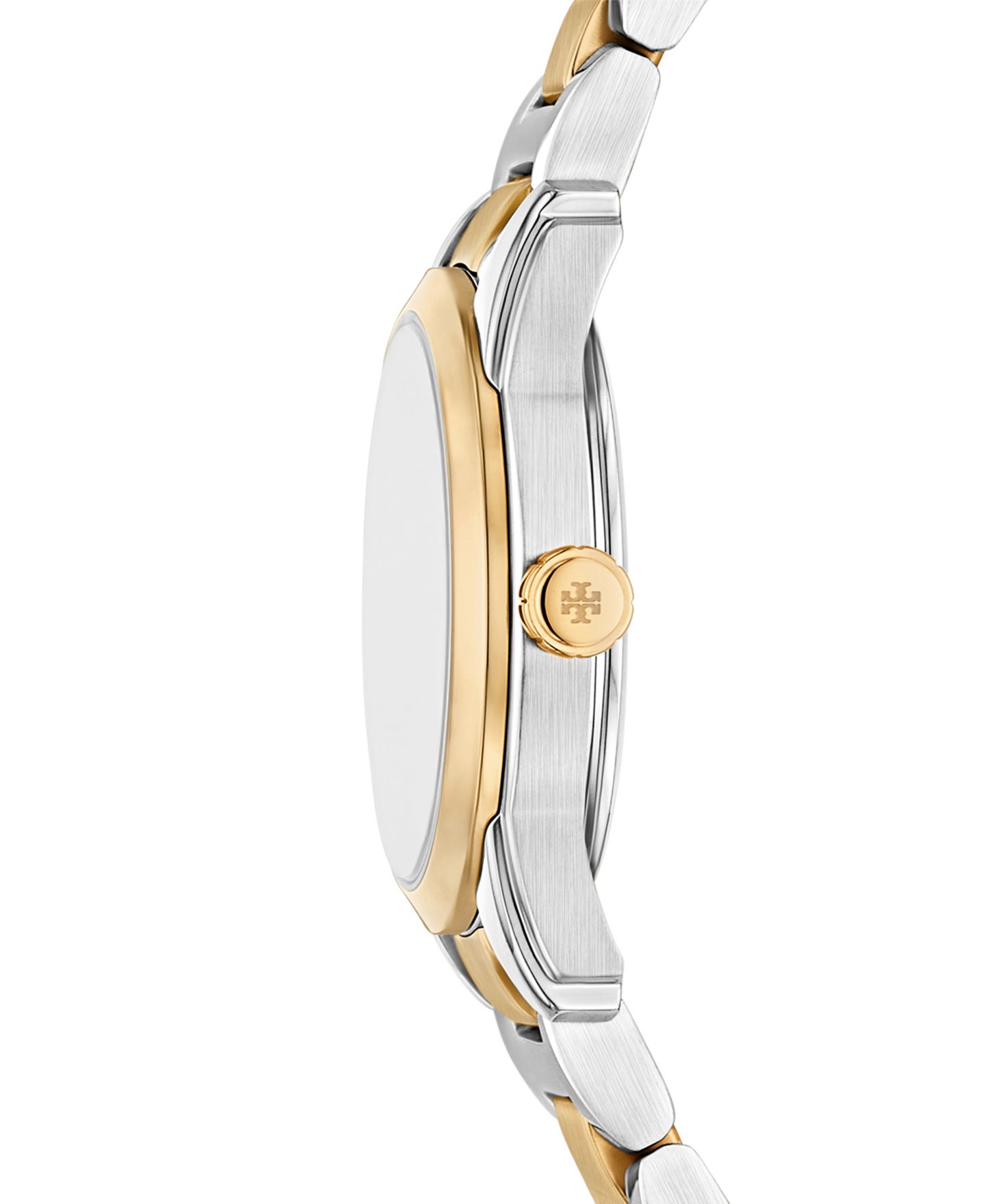 Женские часы Tory Burch The Miller Two-Tone Stainless Steel Bracelet Watch 28mm — фото 2