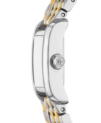 Women's The Eleanor Two-Tone Stainless Steel Double Wrap Bracelet Watch 20mm