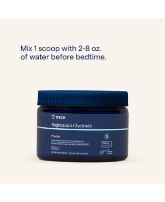 Magnesium Glycinate 120mg - Drink Mix to Support Healthy Digestion & Muscles - Immune System Support Powder - Magnesium Supplement to Aid Healthy Sleep - Grape, 180g (60 Servings)