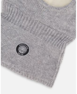 Baby Unisex Knit Balaclava Heather Gray - Baby
