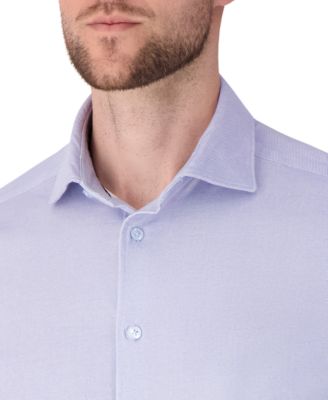 Men's Pin Dot Print Dress Shirt